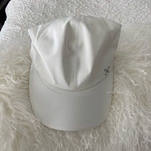 White Lululemon ball cap